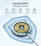 CHOETECH MQ00117-SL (T517+AC) MagLeap Magnetic Wireless Charger + AC