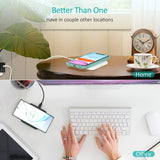 CHOETECH T511BW Fast Wireless Charging Pad Black And White 2 Pack