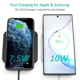 CHOETECH T511BW Fast Wireless Charging Pad Black And White 2 Pack