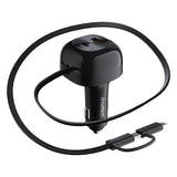 Choetech USB-A car charger, 45W, model TC0036.