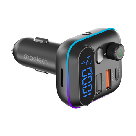 Choetech Bluetooth car transmitter charger, 36W.