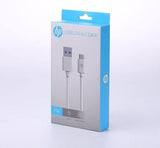 HP DHC-TC100 USB-A to USB-C Cable, Charge and Sync, 1M, White