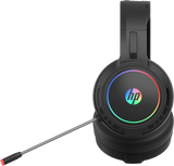 HP DHE-8006 Wired USB 7.1 Surround Sound Gaming Headset RGB LED for PC / Laptop-USB