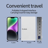 INTACT WLX-X6P 6-port USB-C multi-function PD charger, single port 30W x 6 Ports Total power: 140W