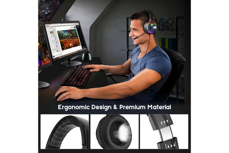 RGB gaming headphones.