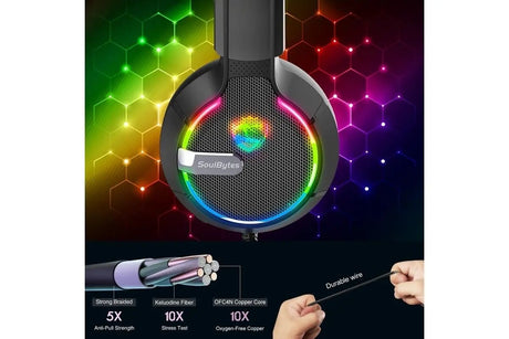 RGB gaming headphones.