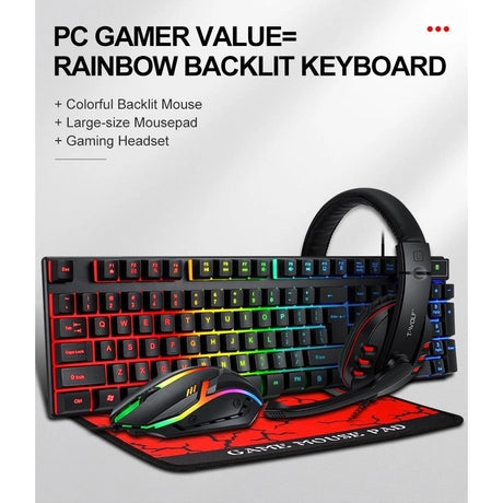 T-Wolf headphone mouse pad, waterproof, model TF800.