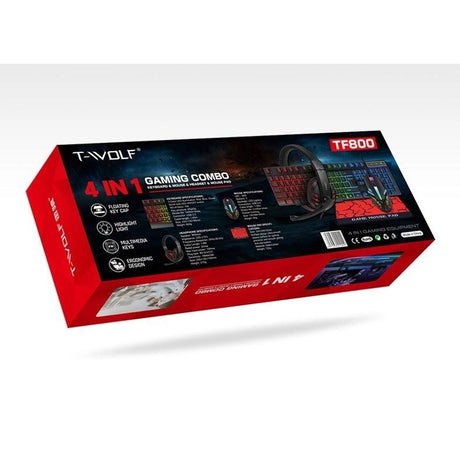 T-Wolf headphone mouse pad, waterproof, model TF800.