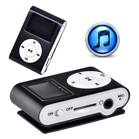 Black music player.