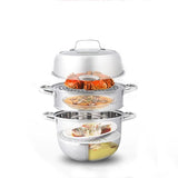 Zhang Xiao Quan three-tier steamer, 28cm.