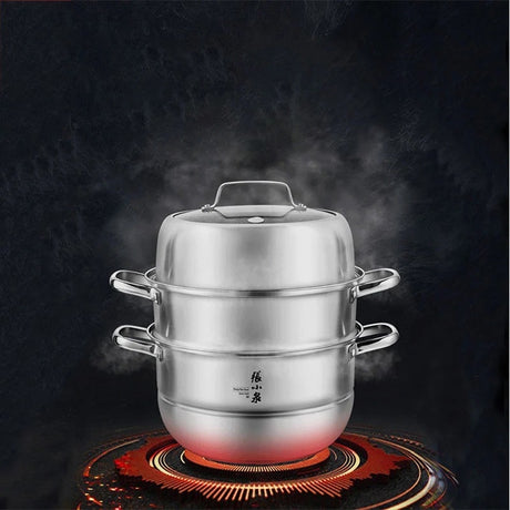 Zhang Xiao Quan three-tier steamer, 28cm.
