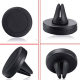 Black magnetic air vent mount.