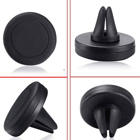 Black magnetic air vent mount.