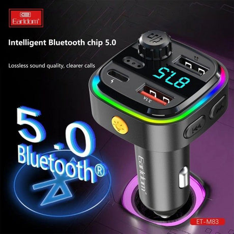 Earldom M83 Wireless Car Kit FM Transmitter.