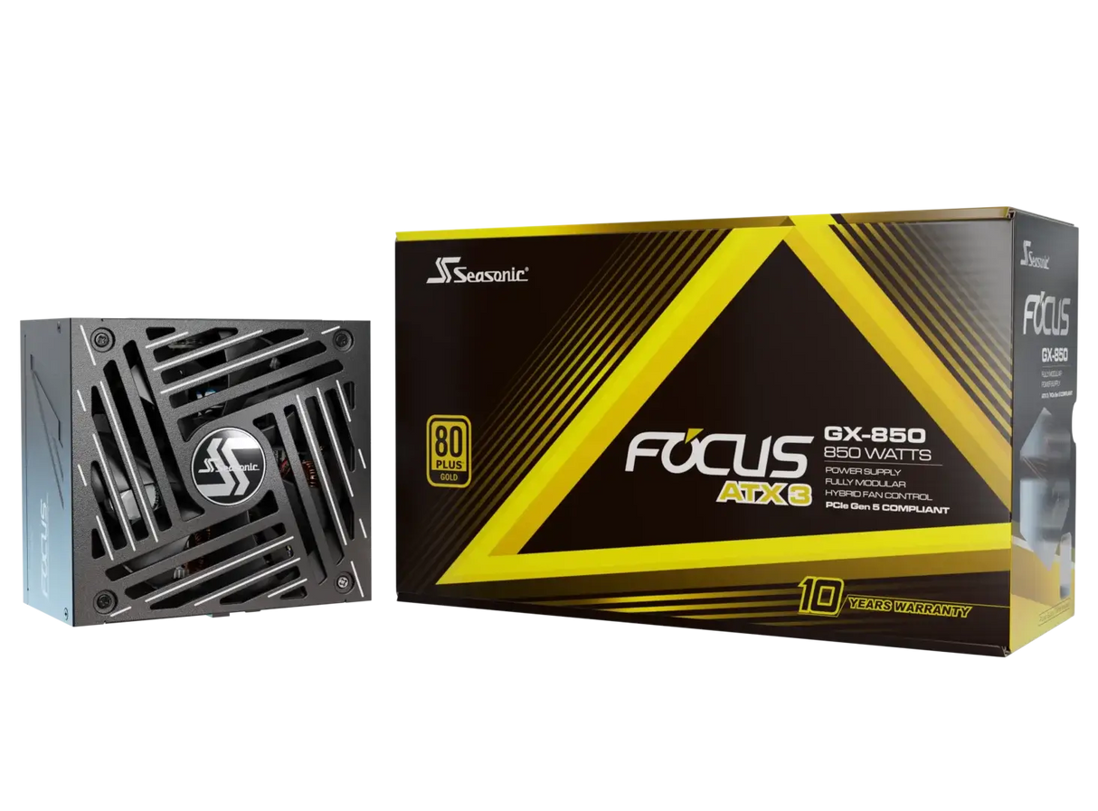 Seasonic 850W Focus GX-850 V4 Fully-Modular 80 PLUS Gold ATX3.1/PCIe 5.1 PSU SRP-FGX851-A5A32SF