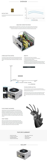 SEASONIC FOCUS GX (ONESEASONIC) WHITE EDITION GX-850 (SSR-850FX WHITE)  850W 80 PLUS GOLD PSU