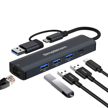 Simplecom CHN USB-A USB hub, model CHN436.