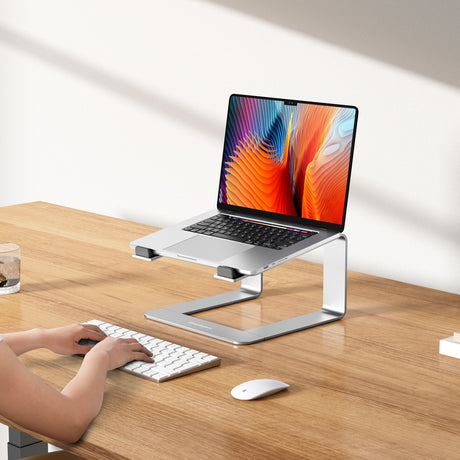 Simplecom MacBook aluminium riser stand.