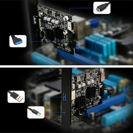 Simplecom PCIe Gen desktops, model EC315.