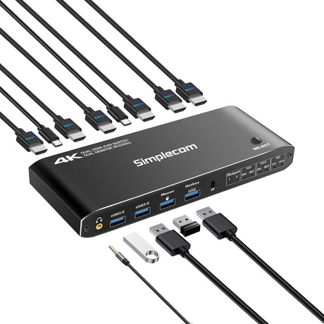 Simplecom desktops, operated by remote control.