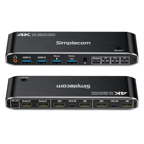 Simplecom desktops, operated by remote control.