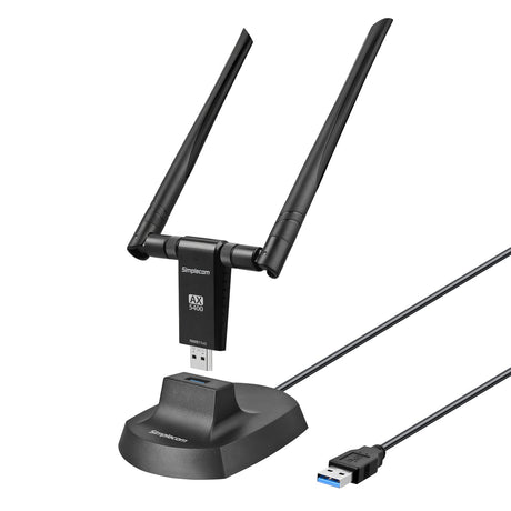 Simplecom Tri-Band WiFi USB adapter, model NW811v3.
