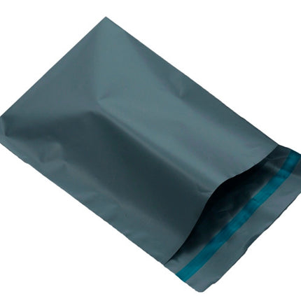 100 Bulk Buuy Pack - 400x300 mm GREY PLASTIC MAILING SATCHEL COURIER BAG POLY POSTAGE SHIPPING POST SELF SEAL