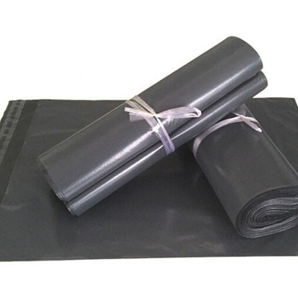 100 Bulk Buuy Pack - 400x300 mm GREY PLASTIC MAILING SATCHEL COURIER BAG POLY POSTAGE SHIPPING POST SELF SEAL