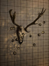 1 Set of Black 5cm Rattan Cane 50 Ball Battery Powered LONG 5m String Lights Christmas Gift Home Wedding Party Bedroom Decoration Table Centrepiece