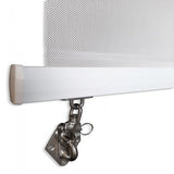 Outdoor Roller Blind Sun Screen Awning With Aluminium Hood