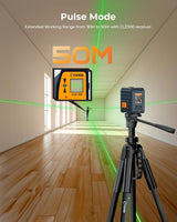 Cigman Line Laser, 100ft Self Leveling Laser Level with Magnetic Bracket, Green Laser Level for Picture Hanging, Home Renovation, DIY and Tile