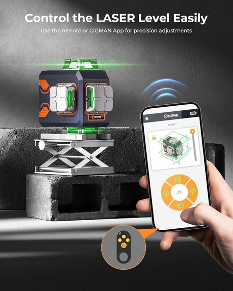 Measuring tools, operated by remote control.