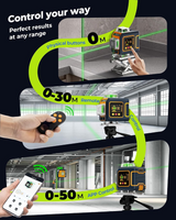CIGMAN 16 Lines Green Laser Level 4×360° Self Leveling, Side LCD, CMS04