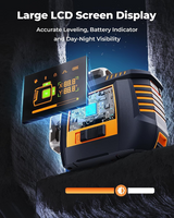 CIGMAN Gesture Control Laser Level with Side Screen Display, 3×360° Green CMS05