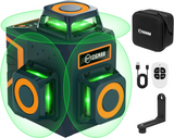 CIGMAN Green Laser Level 3 x 360°, Self-Leveling Construction Laser CM701SE