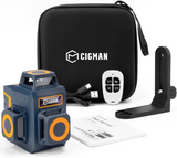 CIGMAN Green Laser Level 3 x 360°, Self-Leveling Construction Laser CM701SE