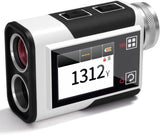 Golf Rangefinder with Slope, CIGMAN 1312 Yards Range Finder Golf, 2.4-inch External Color Touchscreen, Flag Lock Vibration, 6X Magnification, Rechargeable Range Finder, Ideal Golf Accessories