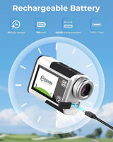 Golf Rangefinder with Slope, CIGMAN 1312 Yards Range Finder Golf, 2.4-inch External Color Touchscreen, Flag Lock Vibration, 6X Magnification, Rechargeable Range Finder, Ideal Golf Accessories