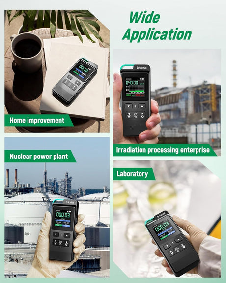ERICKHILL 3 in 1 EMF Detector, Electromagnetic Field Radiation Detector.