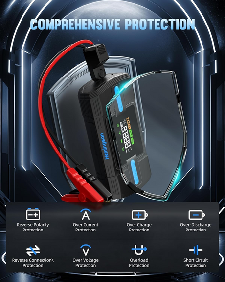 Compressor portable batteries, 9.0L, lightweight.