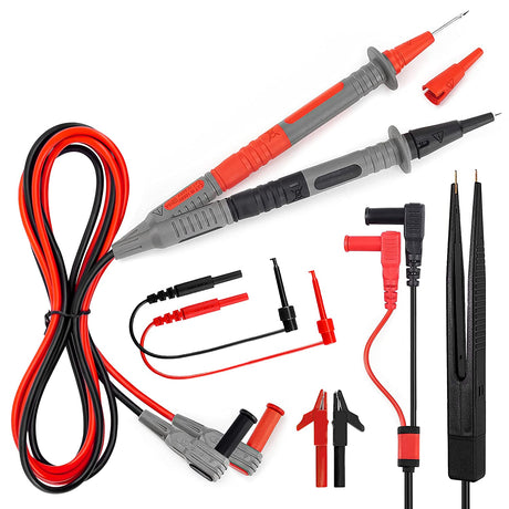 Silicone electrician test leads, 1000V, 8pcs, heavy duty.