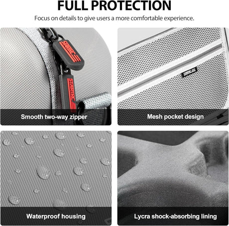 Startrc Carrying Case for DJI Neo Portable PU Storage Protective Bag for DJI Neo Fly More Combo Accessories.