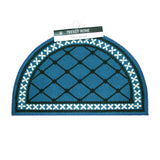 Blue moon bath mat.