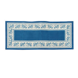 Newton blue rubber bath runner, 50 x 120cm.