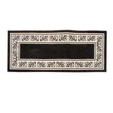 Newton Rubber Backed Non Slip Bath Runner 50 x 120cm Coffee.