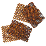 Bamboo table placemats, set of 4.
