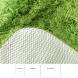 Sleim Set of 3 Bath Mat Set Green