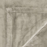 In 2 Linen 350GSM Plush Ultra Soft Velvet Touch Blanket Taupe King/Super King