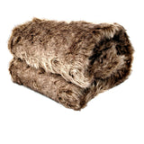 Faux fur assorted throw rug.