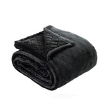 Bianca Mansfield charcoal blanket, double size.